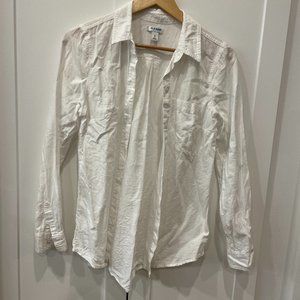 White Button Down Old Navy Size Medium